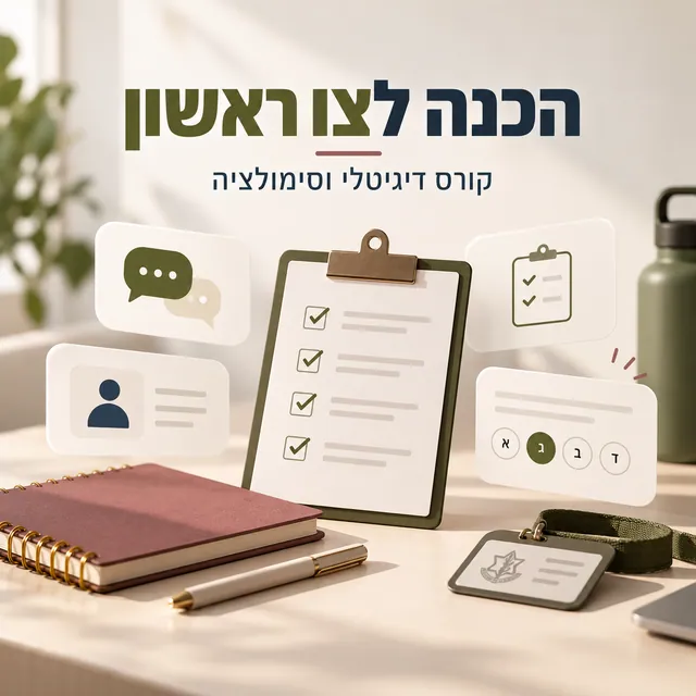 הכנה לצו ראשון · קורס דיגיטלי וסימולציה